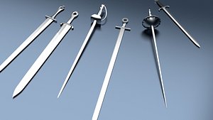 blender pack swords