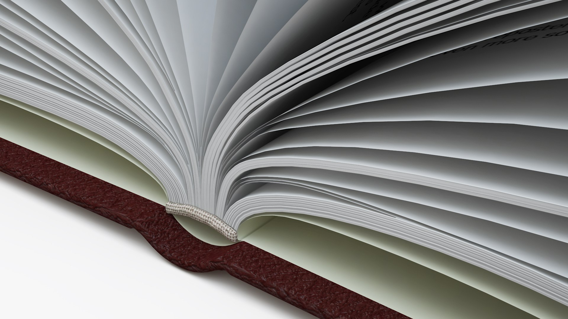 3D Realistic Open Hardcover Book - TurboSquid 2384832