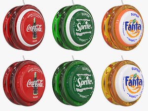 Yo-yo Coca Cola Fanta Sprite Toy collection