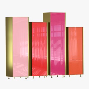 3D Contemporary Column Set by Linee Studio