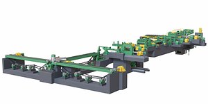 Metal sheet cutting and rolling shop