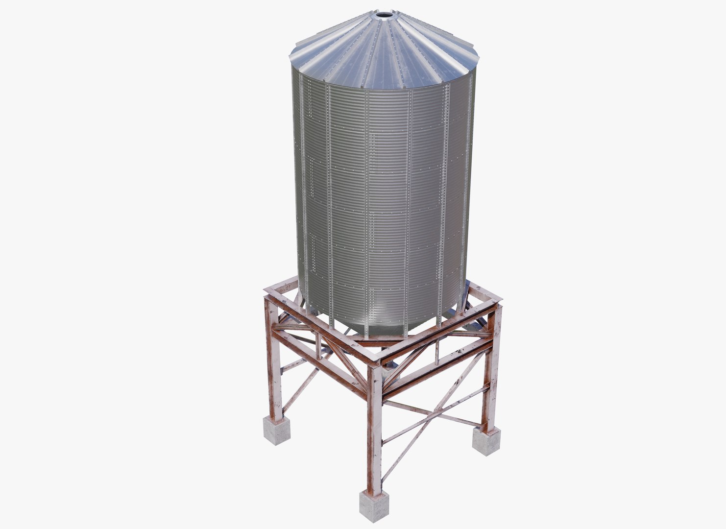 3D Grain Hopper Model - TurboSquid 2083507