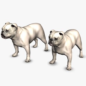 3D Bulldog Models