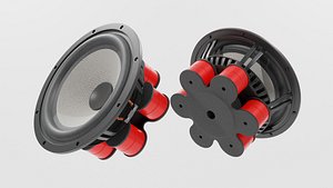 Speaker Woofer focal 03 - Blender 3d model