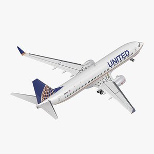 boeing 737-800 united airlines model