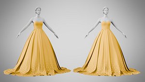 Dress 47 Amber model