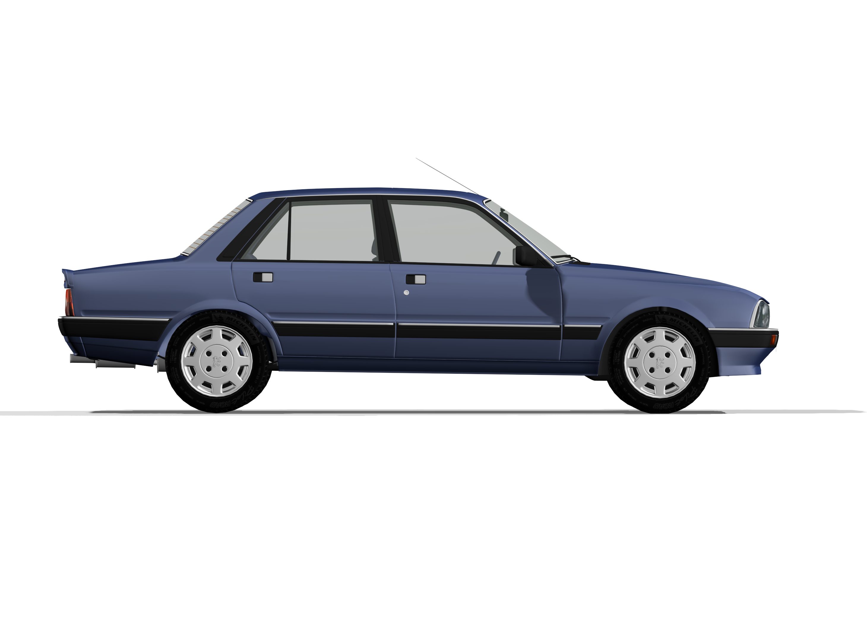 French car peugeot 505 model - TurboSquid 1573606