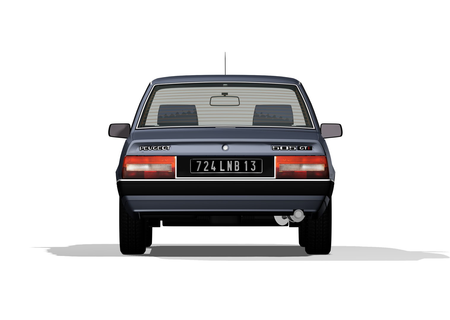 French Car Peugeot 505 Model - TurboSquid 1573606