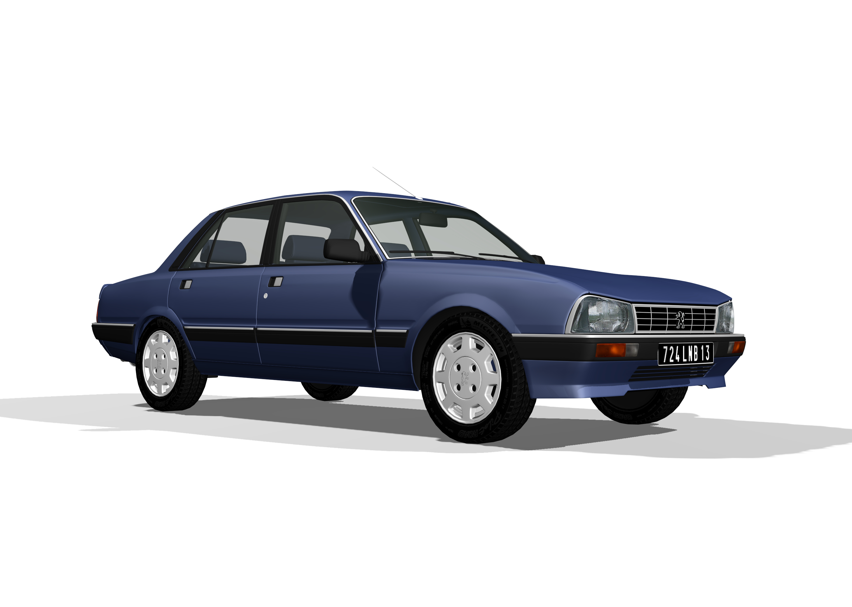 French car peugeot 505 model - TurboSquid 1573606