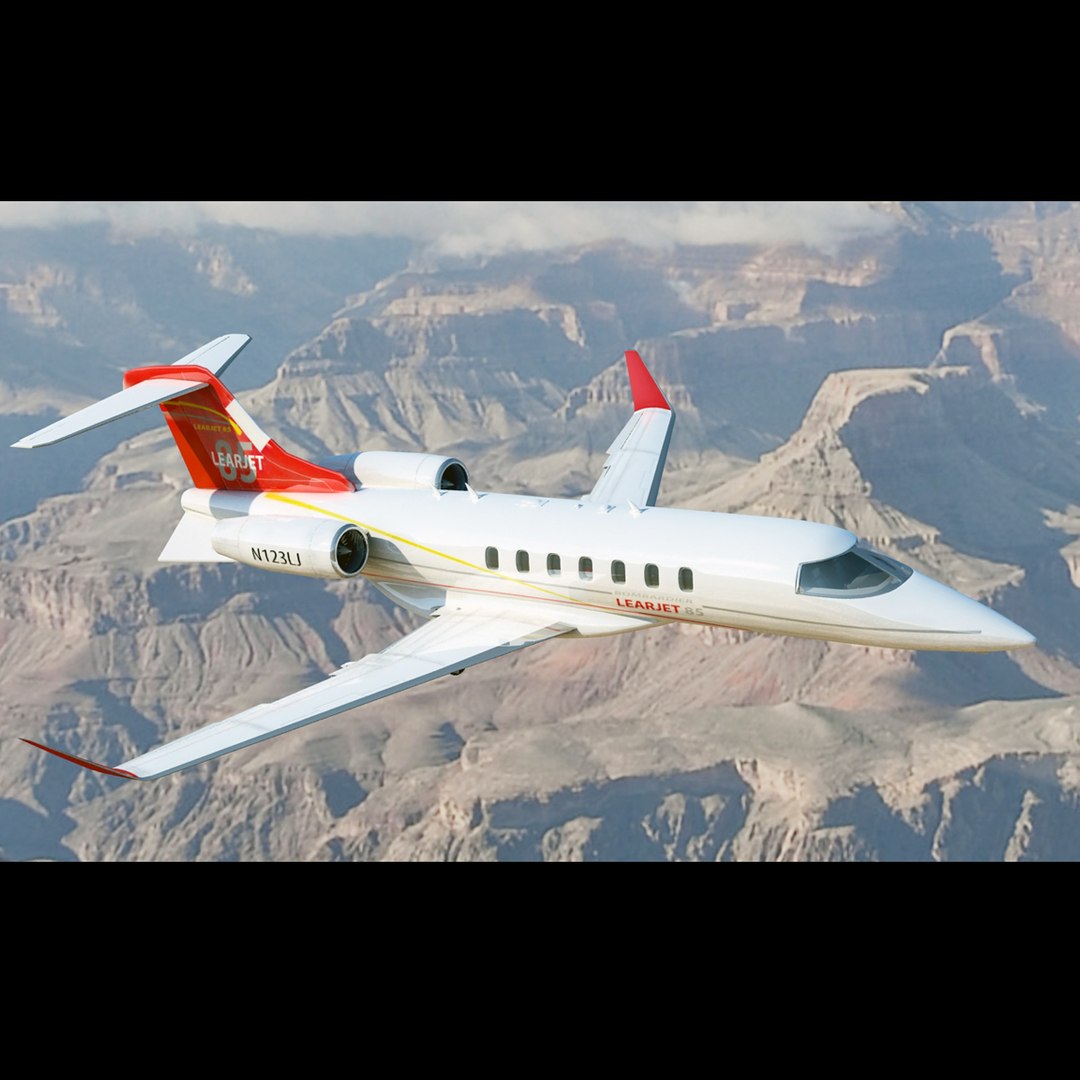 Bombardier Learjet 85 Interior 3d Max