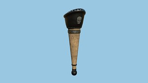 Pirate Pegleg A1 - Black Wood - Character Design Fashion 3D
