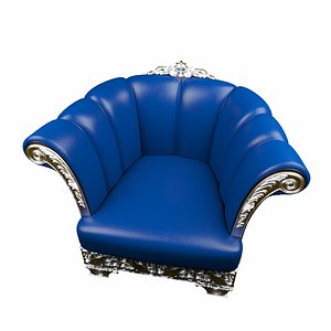 classic luxury chair 3D model