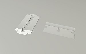3d model razor blades