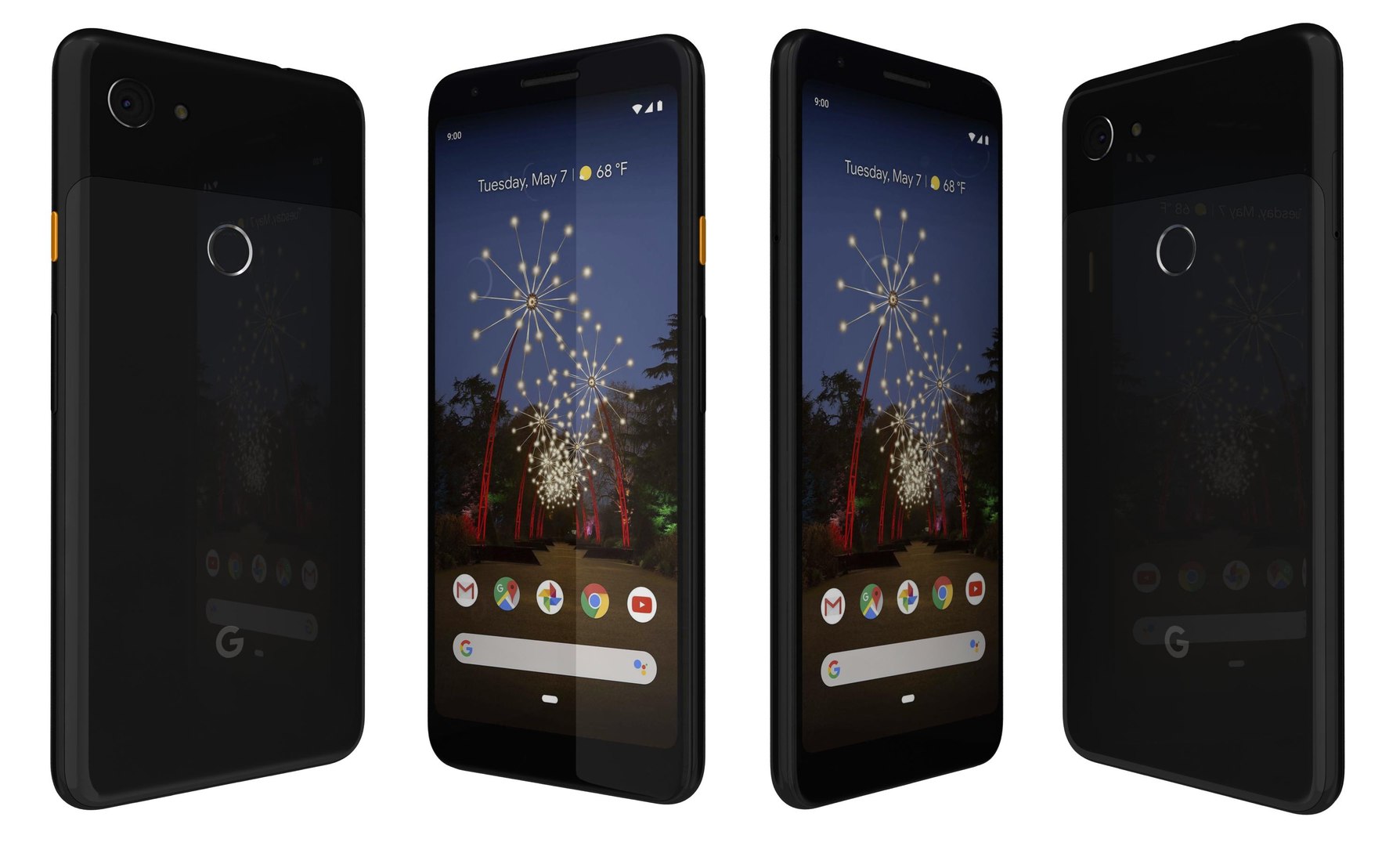 Google pixel 3a colors 3D model - TurboSquid 1407994