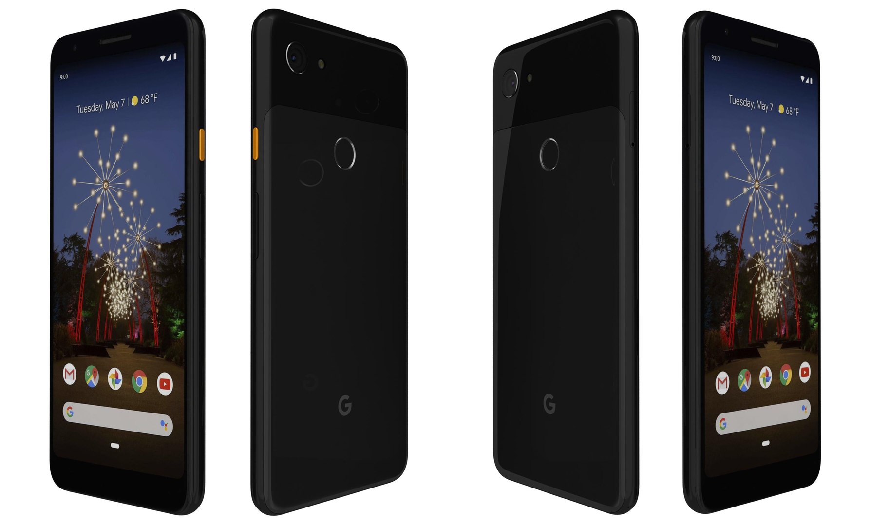 Google pixel 3a colors 3D model - TurboSquid 1407994
