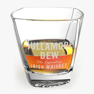Tullamore Dew Rocks Glass With Whiskey