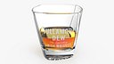 Tullamore Dew Rocks Glass With Whiskey