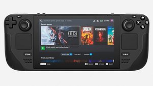 Steam Deck Console High Poly