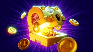 3D Treasure chest