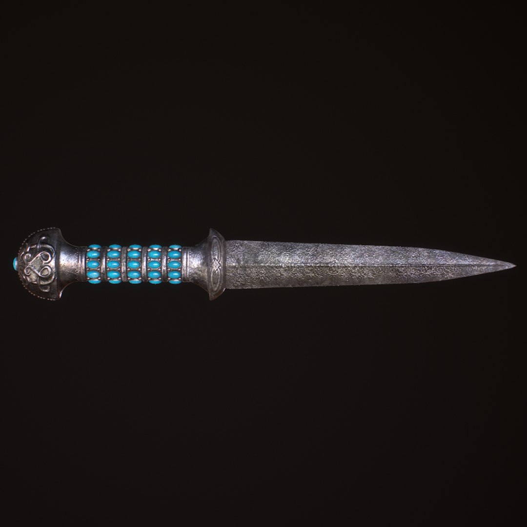 3d Medieval Dagger Model - Turbosquid 1596210