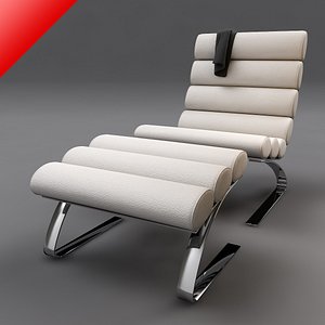 Sinus Lounge Chair with Ottoman