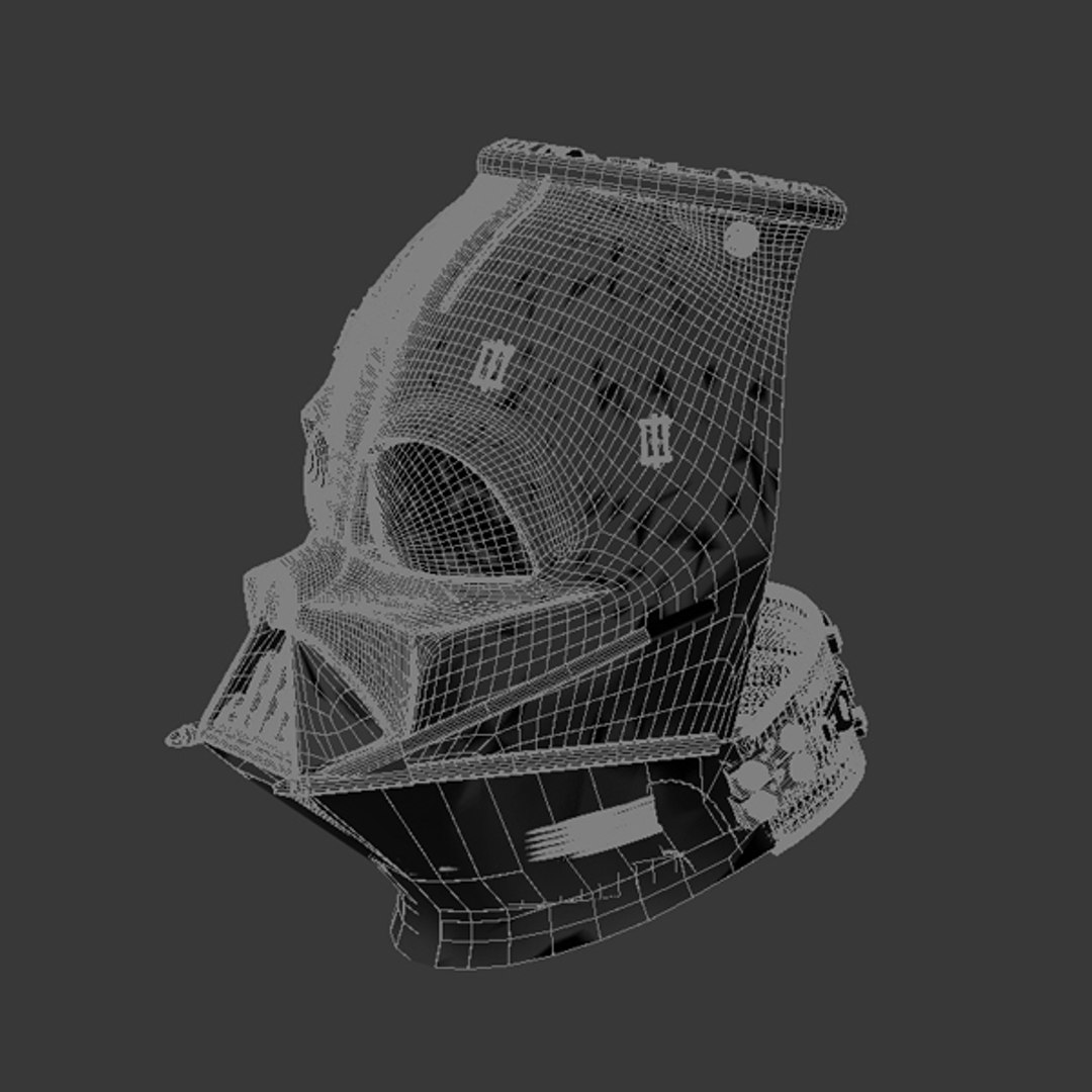 Darth Vaders Mask Helmet 3d Max