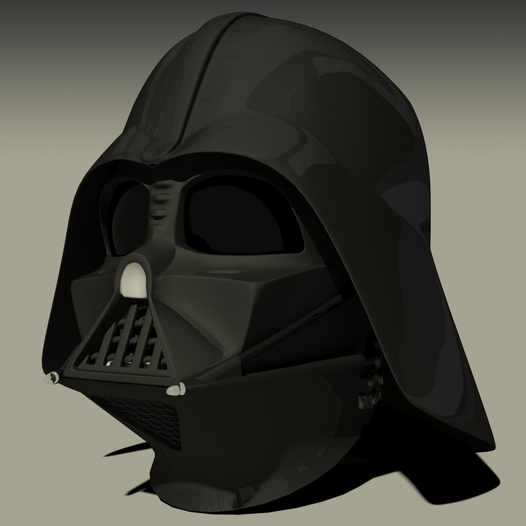 darth vaders mask helmet 3d max