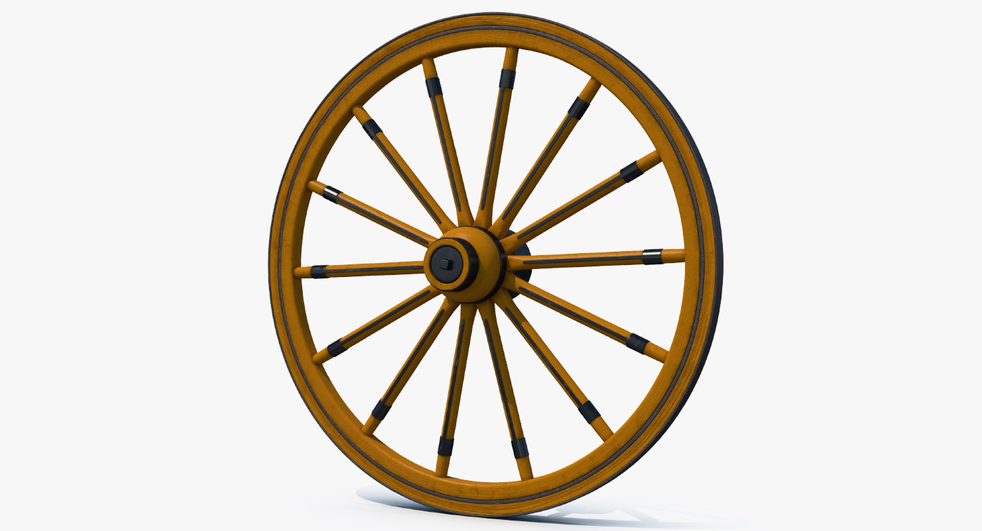 3D model antique wagon wheel TurboSquid 1167505