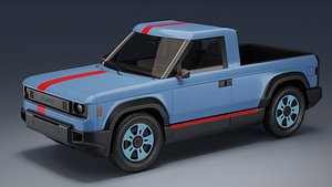 3D Slate Truck EV Stellar Strider 2027 3D Model