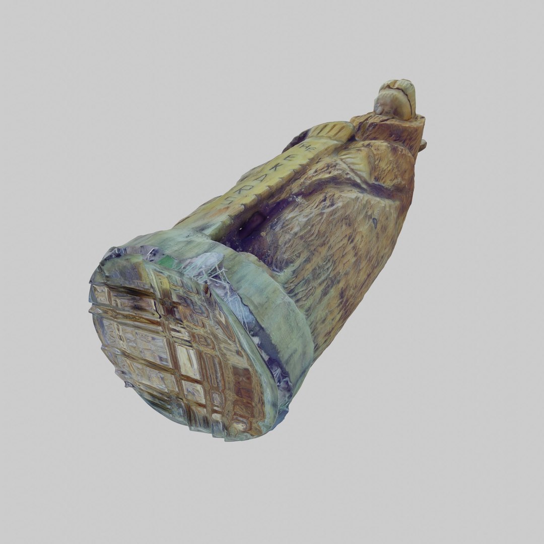 3D Wood Bear Sculpture Model - TurboSquid 2024892