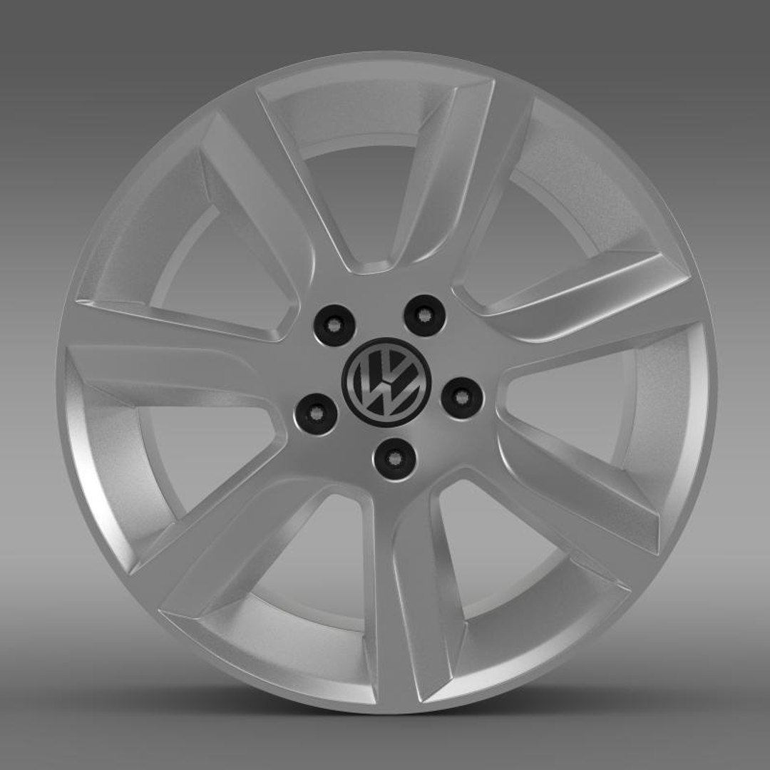 polo sedan rim 3d max