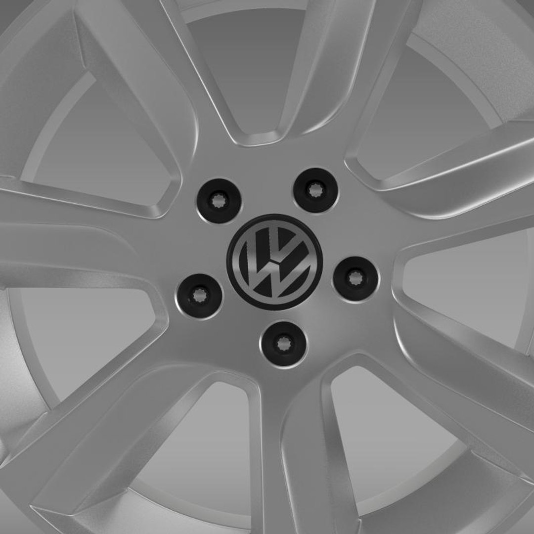 polo sedan rim 3d max