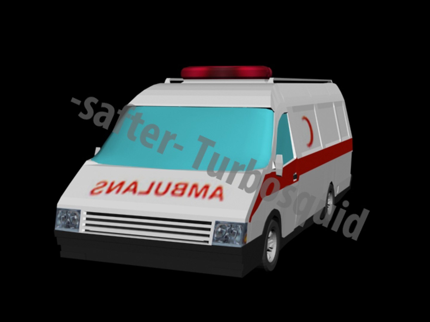 Ambulance 3D Model - TurboSquid 555509