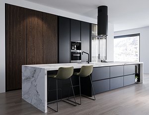 3D Modern kitchen 13