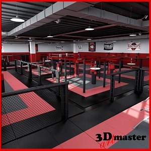 mma training centre 3D model