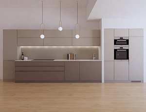 Modern Kitchen Created in Revit 9