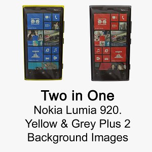 nokia lumia 920 yellow 3ds