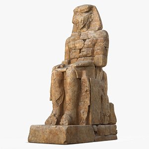 Right Colossus of Memnon Statue Amenhotep III model