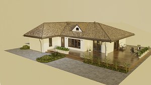 3D House With Terrace