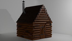 Wooden House 3D model