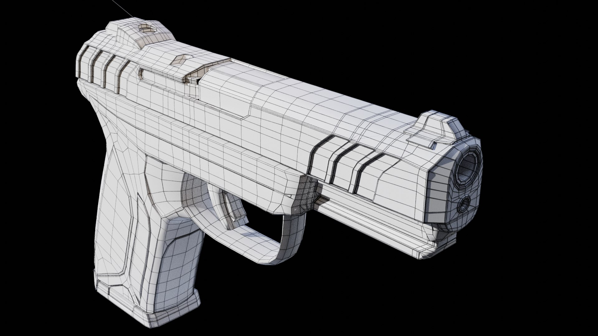 Hand Gun 3D Model - TurboSquid 1621763
