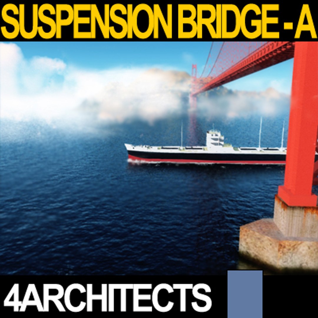 bridge suspension 3d model https://p.turbosquid.com/ts-thumb/wV/4uTNKR/6r3ocRR5/suspensionbridgeh/jpg/1248514361/1920x1080/fit_q87/3e2e5369609472b56d118c35540ae6bf80dc1a55/suspensionbridgeh.jpg