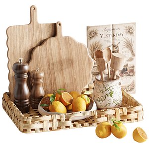 3D Kitchen set 48