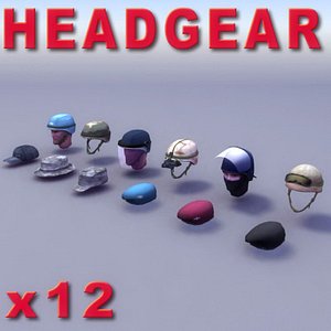 military heads 3d model