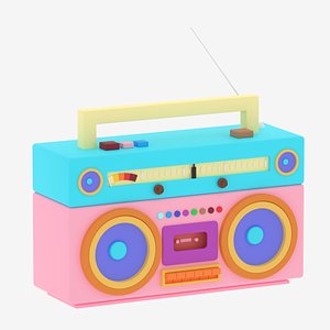 Cartoon Boombox
