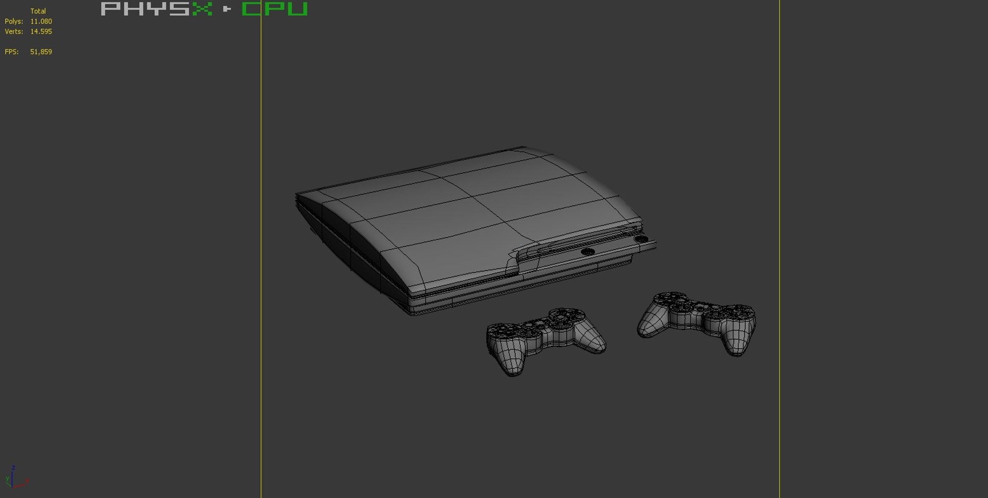 3d ps3 controller sony model