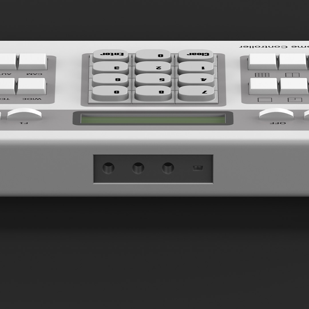 3d Model Keyboard Controller Cameras 2