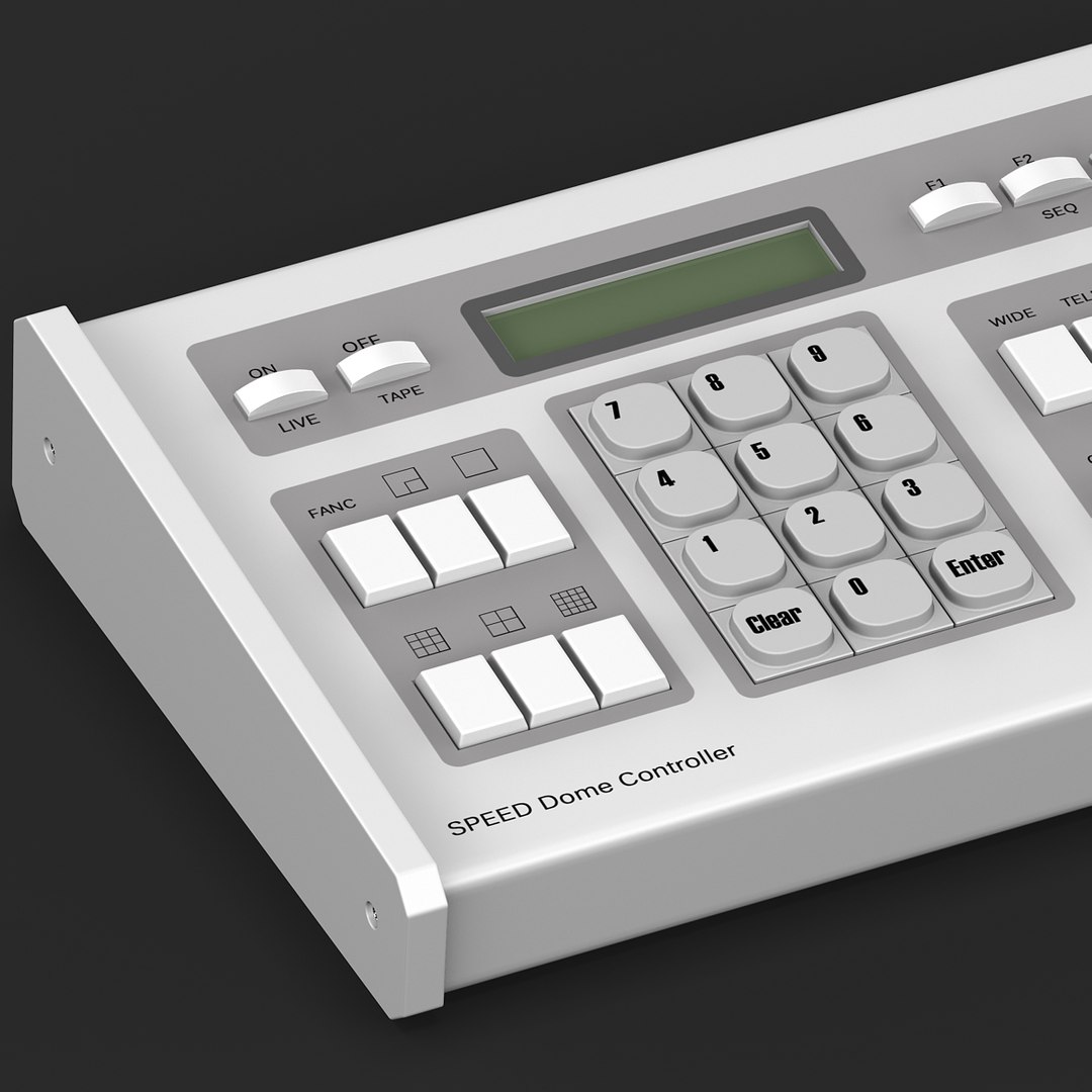 3d Model Keyboard Controller Cameras 2