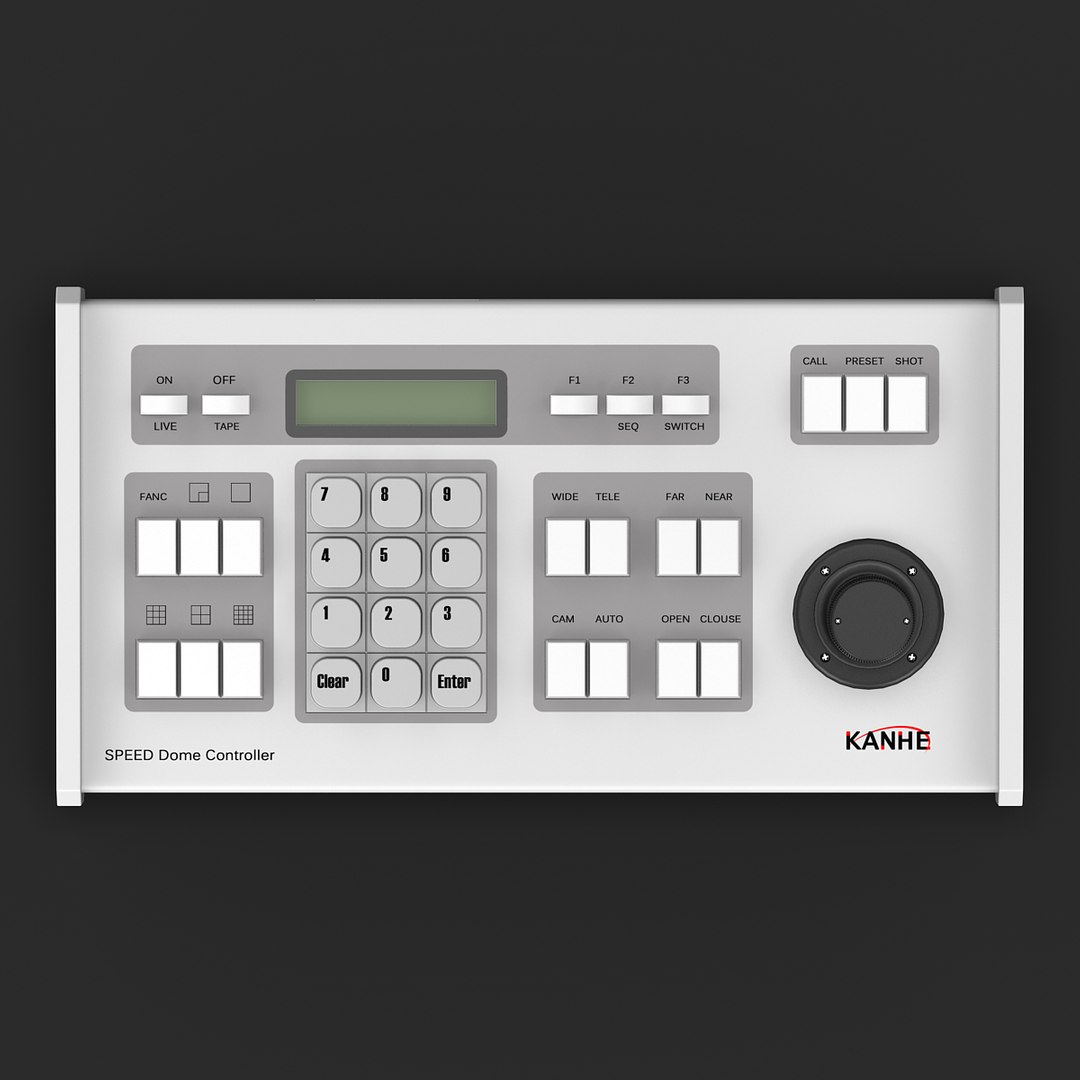 3d Model Keyboard Controller Cameras 2