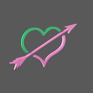 3D New Heart Shape 7 model
